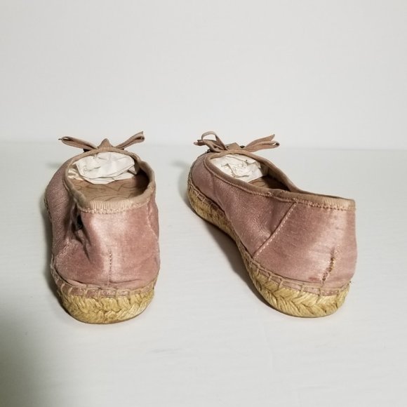 Simply Vera Wang Pink Beaded Embellished Slip On Espadrille Flats - Picture 6 of 9